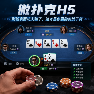 微扑克h5：别被表面功夫骗了，这才是你要的实战干货