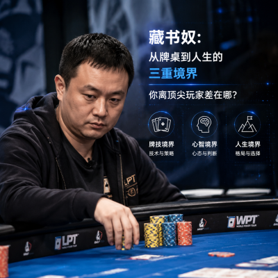 臧书奴：从牌桌到人生的三重境界，你离顶尖玩家差在哪？